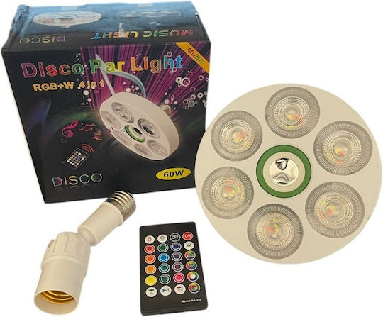 Λάμπα LED 60W για Ντουί E27 RGB