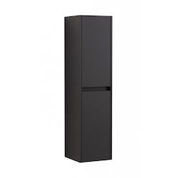 Inter Ceramic Blake Badezimmer-Säule Icp 3012mb Pvc Feuchtigkeits- und Wasserbeständig Soft-Close Schwarz