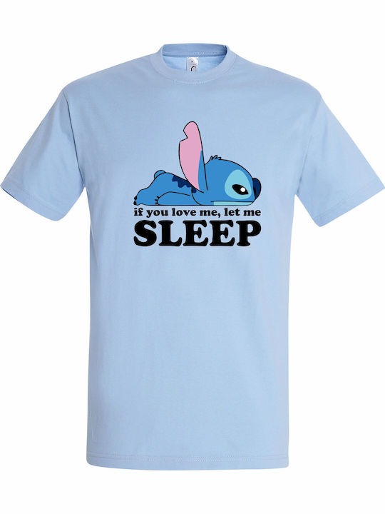 T-shirt Unisex " Stitch If You Love Me Let Me S...