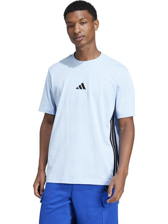 adidas Essentials 3-stripes T-shirt Light Blue