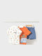 Kids' Set with Shorts Summer 3pcs Coral Surf