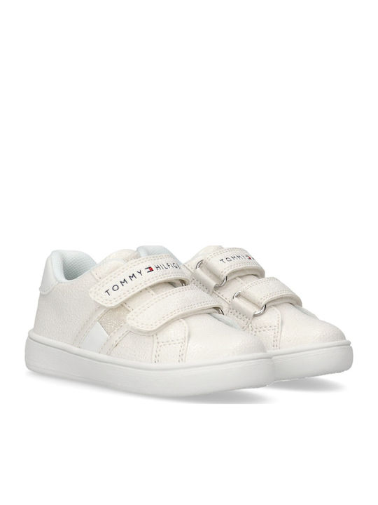 Kids Sneakers with Scratch White