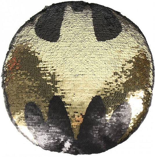 Batman Reversible Sequin Shape Pillow 30 Cm