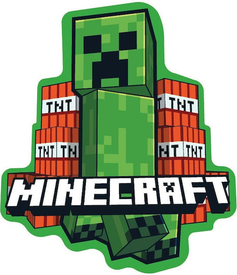 Minecraft Boom 3D декоративна възглавница 40 см