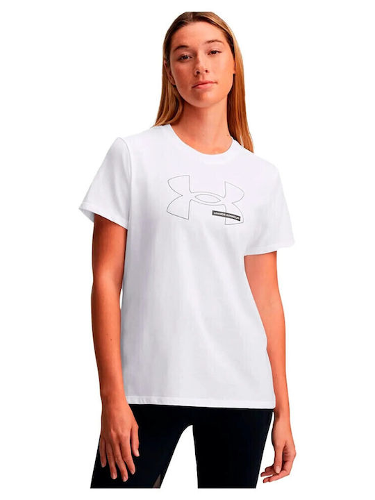 Under Armour Rival Damen T-Shirt White