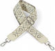 Verstellbarer Taschenriemen Lederdetails Beige S