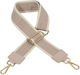 Adjustable Bag Strap Leather Details Nude G