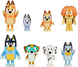 Bluey Family Friends 8 Piece Figure Set
