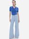 Γυναικείο Jean Παντελόνι σε Κανονική Εφαρμογή Light Blue