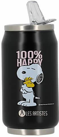 Les Artistes Pull Can'it Ποτήρι Θερμός Ανοξείδωτο 350ml Black