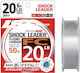Unsichtbare Angelschnur System Shock Leader Fc 50lb 0,632mm 50m