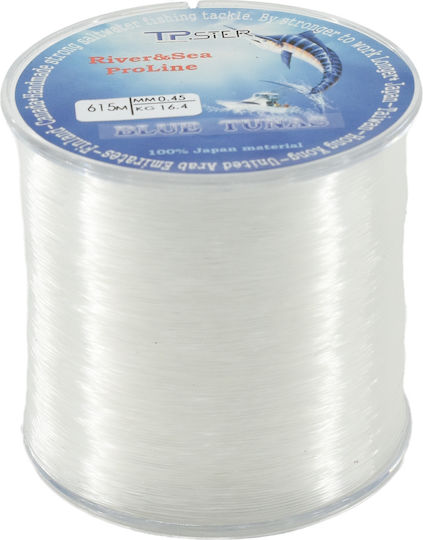 Tpster Angelschnur Nylon Transparent 0,50mm Max18,4kg 500m 32787