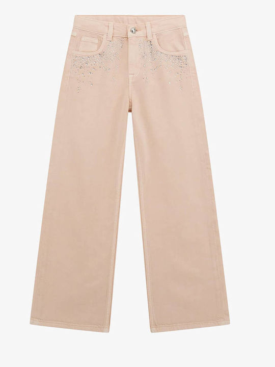 Guess Παιδικό Παντελόνι Beige