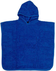 Dimcol Kinder Strandponcho Blau