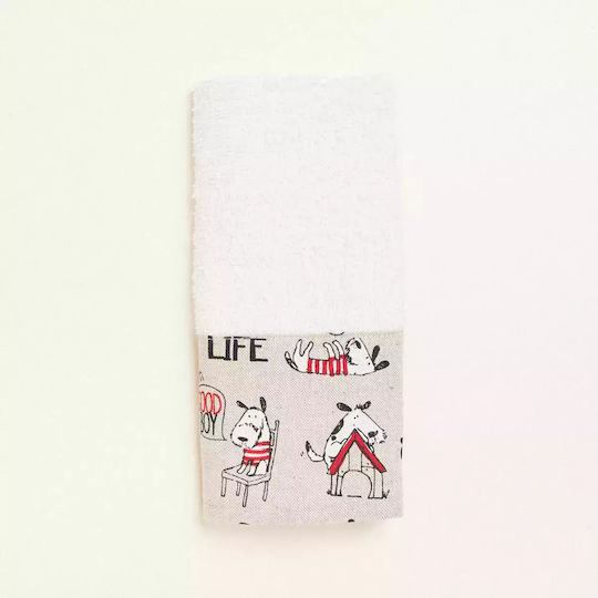 Πετσέτα Μπομπονιέρα Εκτύπωση Dog's Life 30 X 50cm 381733 Ntampoudis Ntm-381733