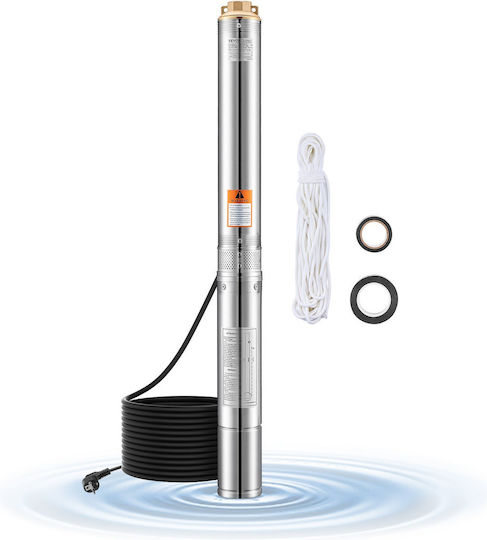 Vevor Μονοφασική Αντλία Πηγαδιού 750W SJQSB1100W60K85DTV2