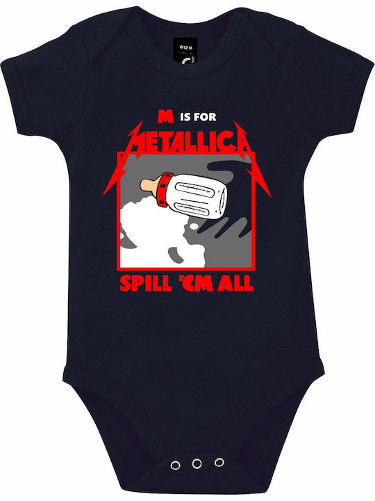 kirikoko Metallica baby, Spill em all Къс ръкав French Navy