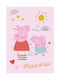 Peppa Pig Decke Vlies Rosa 100x140cm