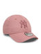 New Era Παιδικό Καπέλο Jockey Υφασμάτινο New Era League Essential New York Yankees 9FORTY Ροζ