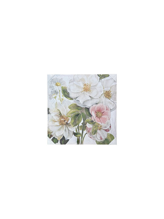 Printed Painting Decor Fiore Canvas 50x50cm Design 4 Flowers