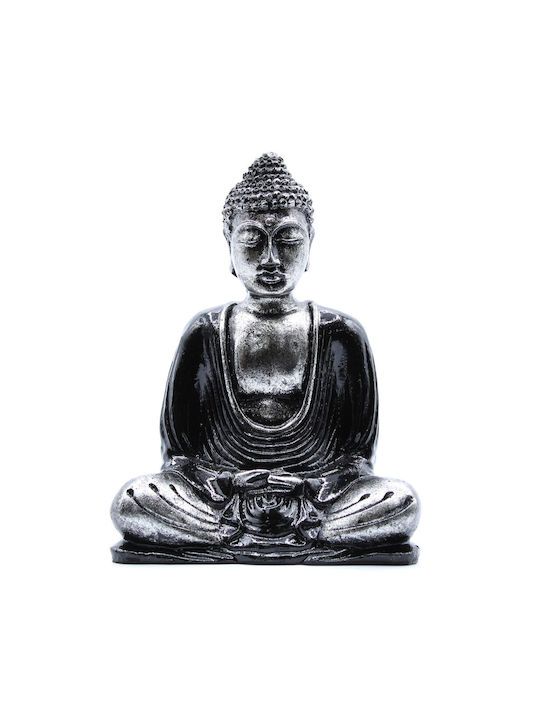 Skulptur Buddha Meditationspose handbemalt 15 cm