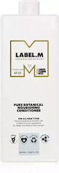 Label.m Pure Botanical Nährender Conditioner 1000 ml Feuchtigkeitsspendender Nährender Conditioner Für Alle Haartypen Label.m Pure Botanical Nährender Conditioner 1000 ml Feuchtigkeitsspendender Nährender Conditioner Für Alle Haartypen