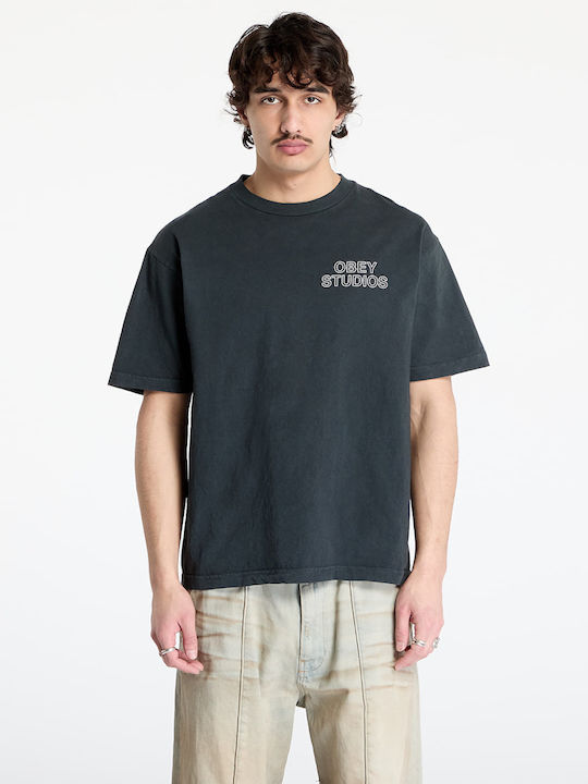 Obey T-Shirt True Vintage Black
