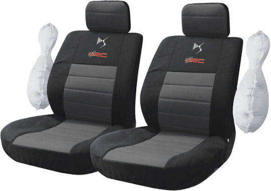 Car Seat Covers Ds Automobile Universal Takeposition Black Grey 214-3242-9015-07