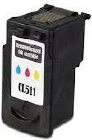 LPR Συμβατό Μελάνι Εκτυπωτή InkJet Canon 2972B001, CL511 9ml Πολλαπλό (Color) 1τμχ