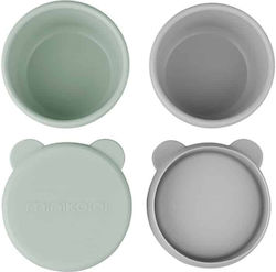Minikoioi Toddler Silicone Food Bowl 2 Pieces