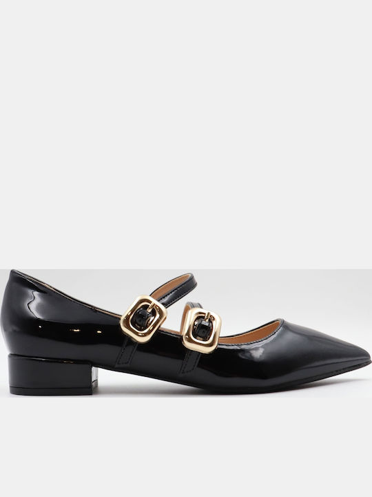 Vera Blum Black Heels with Strap