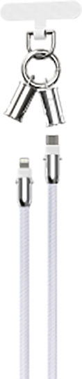 Devia USB-C to Lightning Cable 27W Μωβ 0.3m