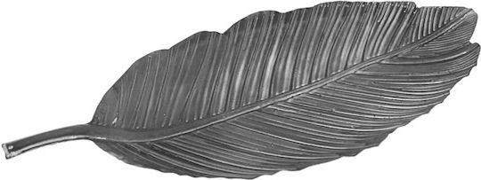 keleman Dekorative Platte Metallisch Gray 1Stück 45x45x21.5cm