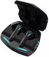 Tracer GameZone T7 PRO In ear Bluetooth хендсфри Слушалки с Устойчивост на Пот и Кутийка за Зареждане Черен