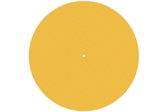 Pro-Ject Audio Felt Slipmat Felt-Mat Yellow