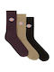 Dickies Valley Grove Socks 3-pack Cappuccino