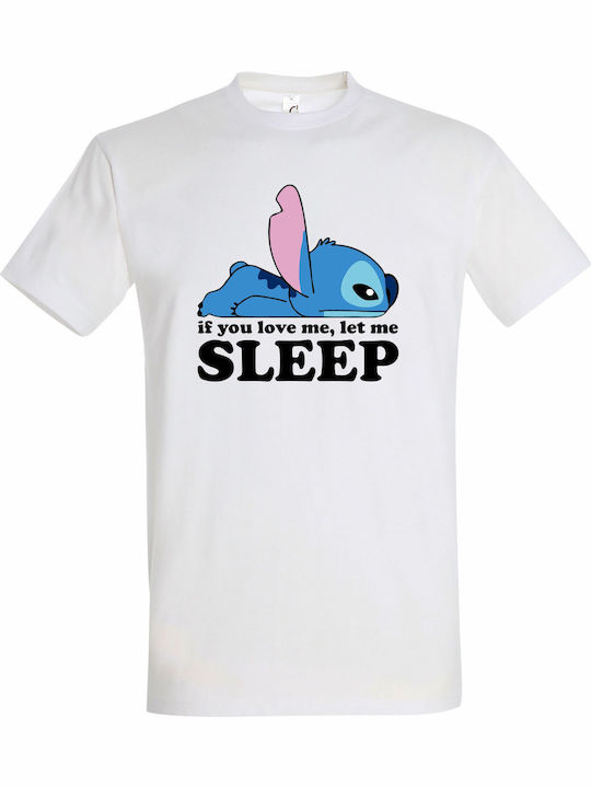 T-shirt Unisex " Stitch If You Love Me Let Me S...