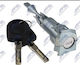 NTY Door lock with installation Front Volkswagen Touareg 2010 EZC-VW-661