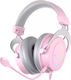 Fifine AmpliGame H3 On Ear Gaming Headset με σύνδεση 3.5mm / USB Ροζ for Nintendo Switch / PS4 / PS5 / XBOX