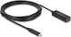 DeLock USB 2.0 Cable USB-C male - USB-C female Μαύρο 3m 80027