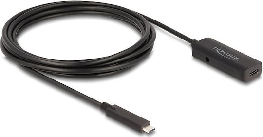 DeLock USB 2.0 Cable USB-C male - USB-C female Μαύρο 3m 80027