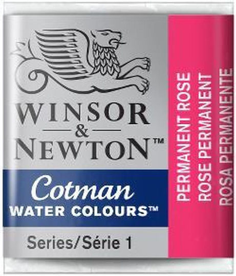 Winsor & Newton Half Pan Aquarellfarbe Rosa