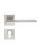 Door Handles Single or Pair Handle Rosette Contemporary Square Ilavio 2646 Zinc Alloy Material Nickel Matte 06