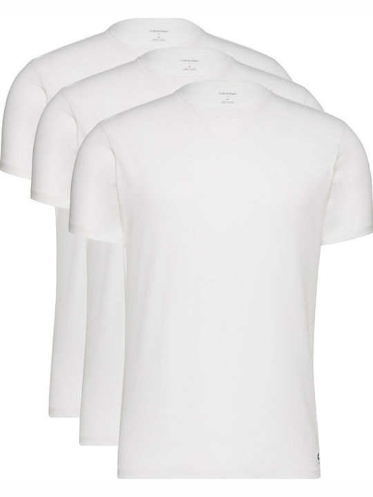 Calvin Klein Men's Undershirts Short-sleeved Wh...