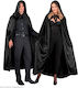 Carnival Cape Black for Halloween 1pcs