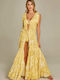 Empress Feminin Caftan de Plajă Yellow