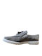 Δερμάτινα Ανδρικά Loafers σε Γκρι Χρώμα