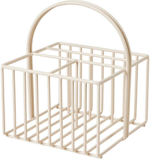 Broste Copenhagen Държач за салфетки Метална Бежов 19x18x22см 71178226