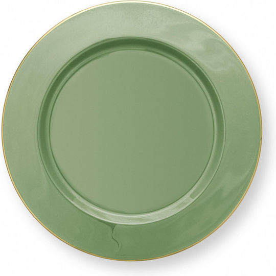PiP Studio Plate Shallow Green 32cm