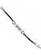 Herren Armband aus Gummi Anker & Edelstahl 21,5 cm Tribute 0230330101